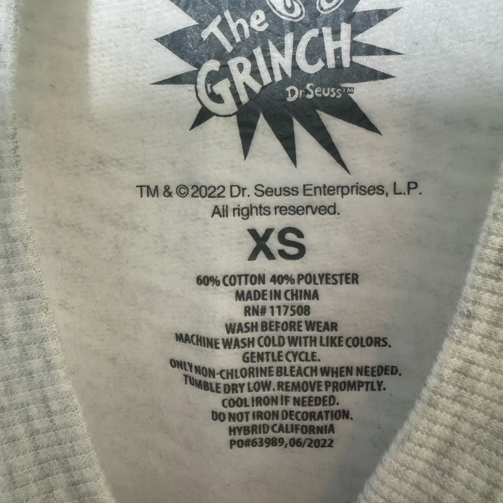 💜3/$15 The Grinch “Here for the Presents” Sweatshirt